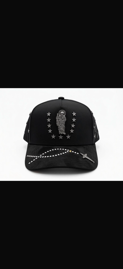San Judas black on black