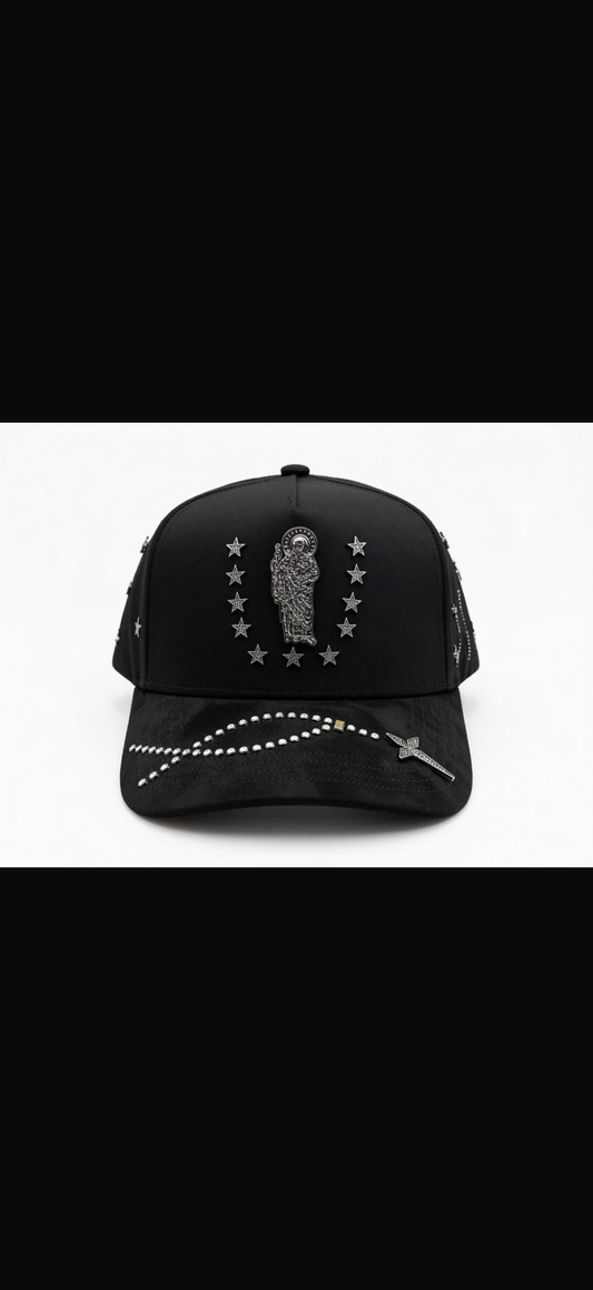San Judas black on black