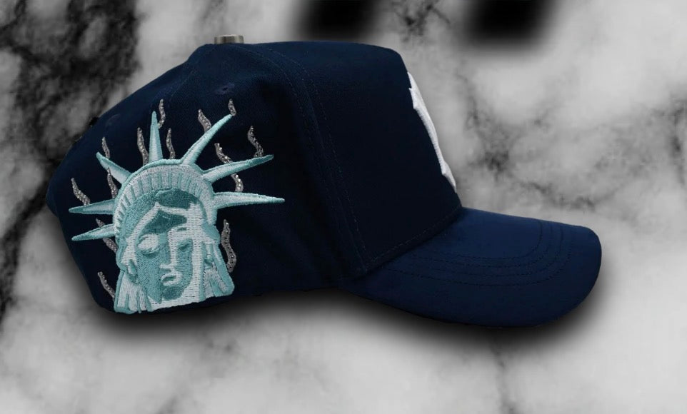 NY navy SnapBack