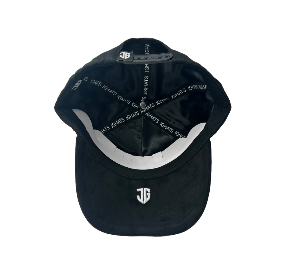 San Judas black rhinestone